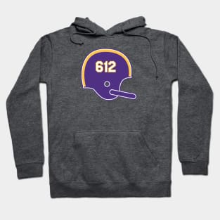 Minnesota Vikings 612 Helmet Hoodie